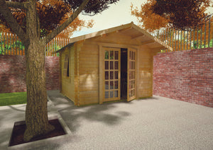 Lotherton Cabin 28mm & 44mm Logs