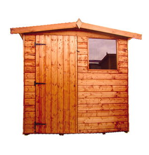 Dart apex roof shed
