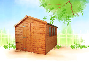 Warwick Apex roof shed 5ft 6 eaves